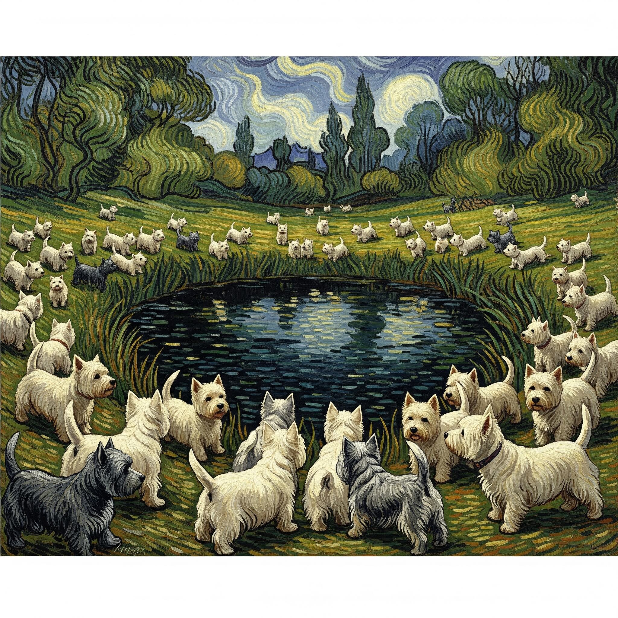 ゴッホみたいな天気